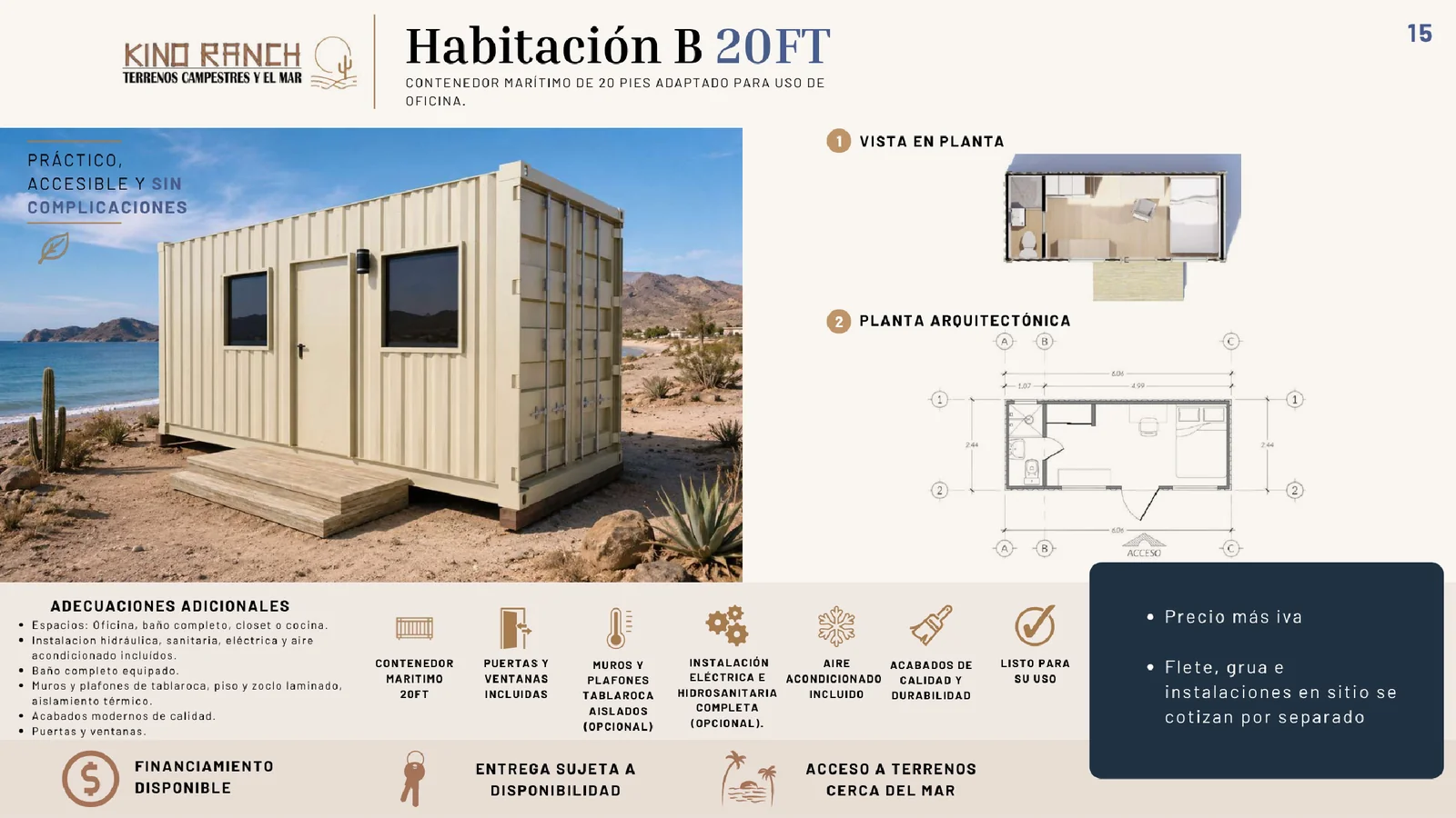 Habitación B 20FT - vista 1